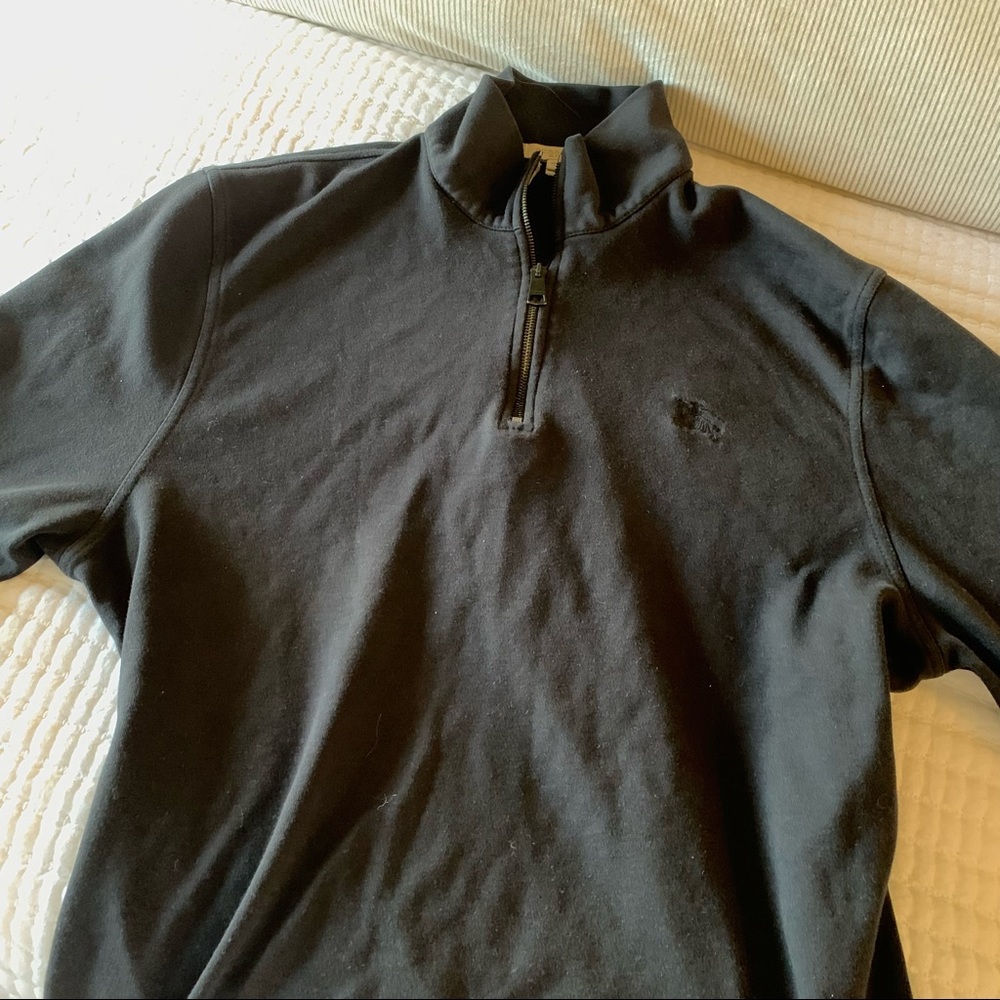 Mens Burberry Quarter Zip Jacket